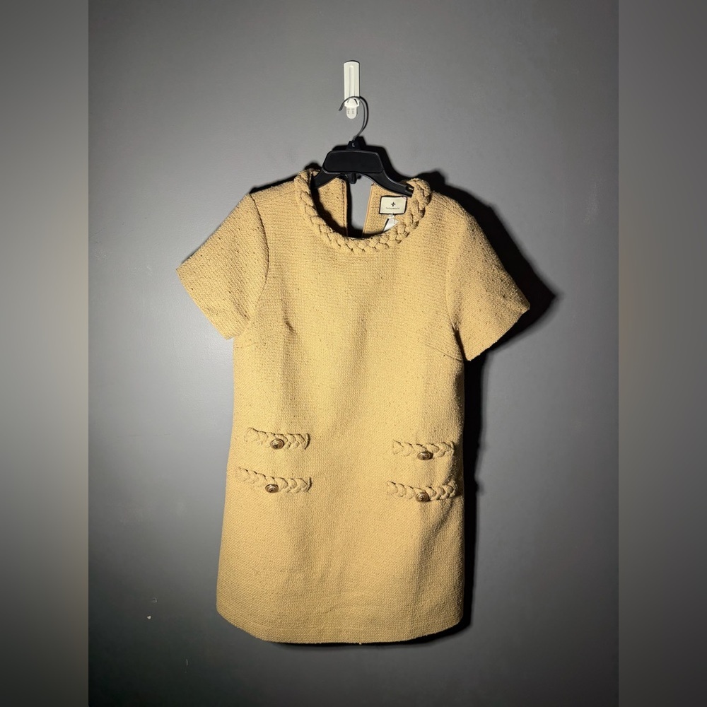 Tuckernuck Croissant Tweed Jackie Dress Size Large - Picture 2 of 5